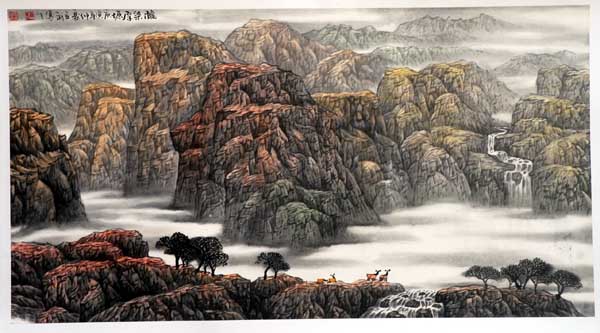 画家高立武先生作品选登-《秋染厚塬》