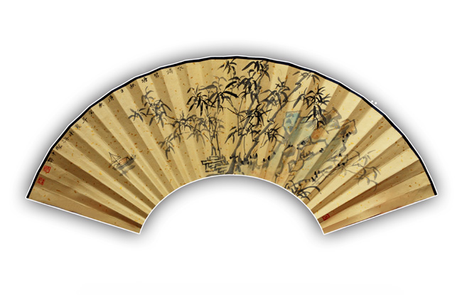 著名画家翟承海扇面作品欣赏3