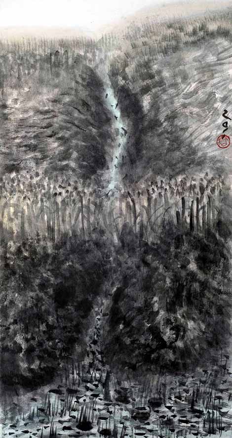 高雪涛中国山水画作品3