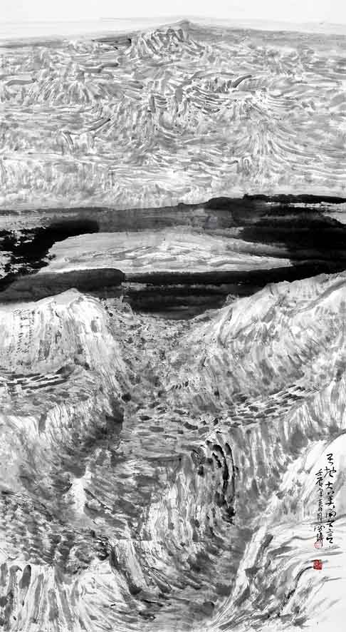 高雪涛中国山水画作品5