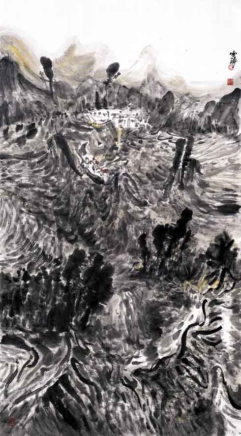 高雪涛中国山水画作品6