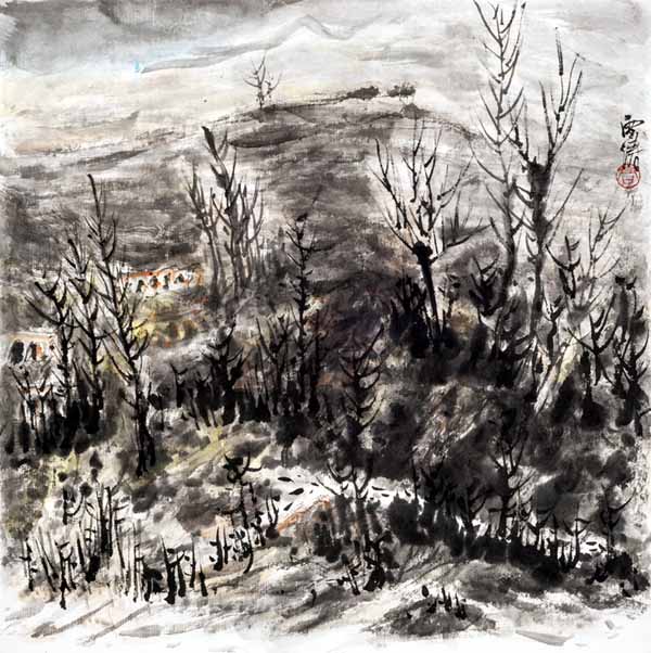 高雪涛中国山水画作品17