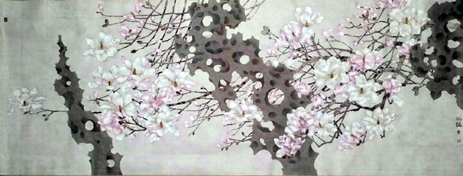 画家靳瑞强作品:春分