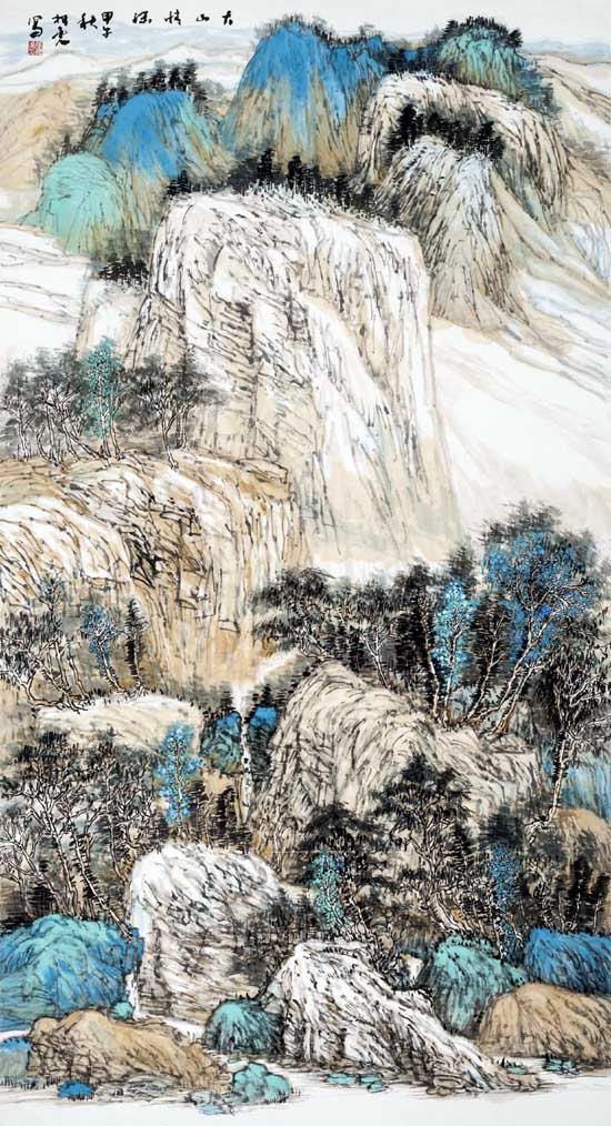 张根虎先生山水画作品欣赏2