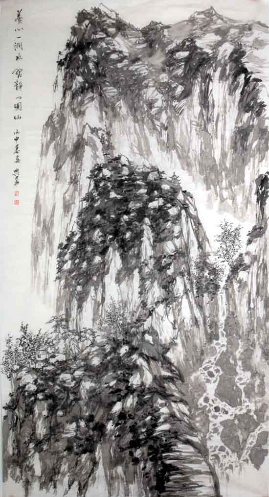 画家李兴华山水画作品欣赏5