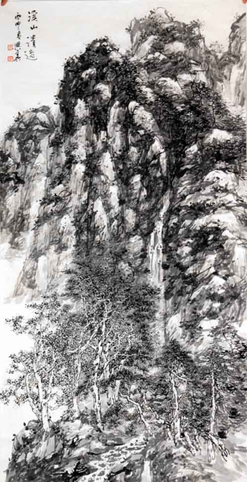 画家李兴华山水画作品欣赏6