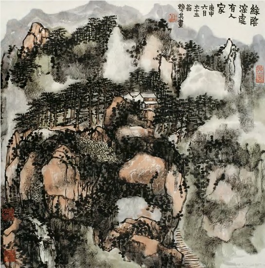 赖少其先生作品欣赏(中国山水画艺术网编辑)