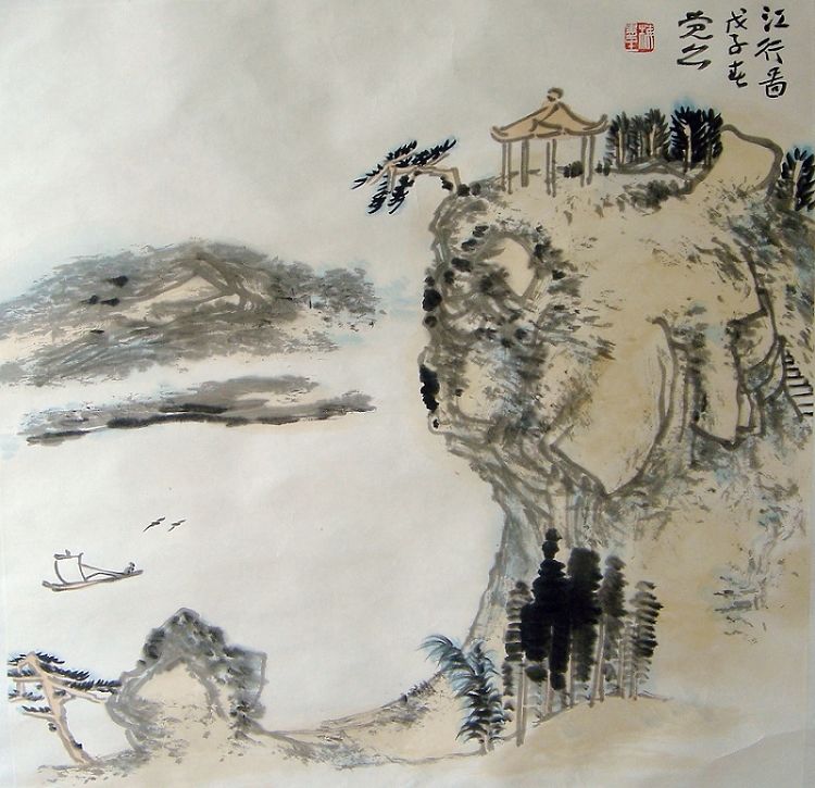 梅墨生先生作品欣赏(中国山水画艺术网编辑)