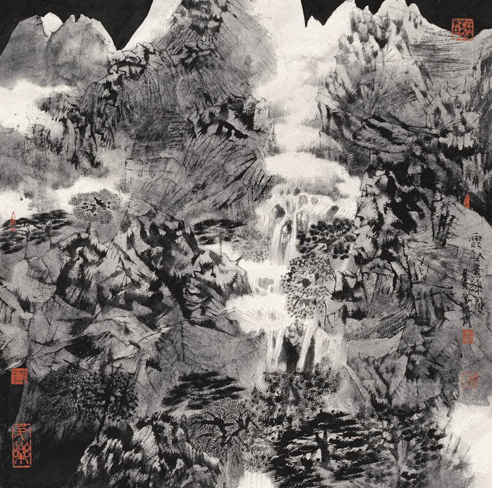 卓鹤君先生作品欣赏(中国山水画艺术网编辑)