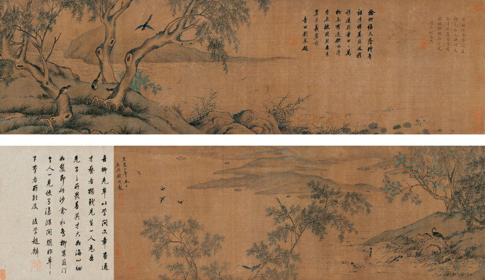 钱选作品欣赏(中国山水画艺术网编辑推荐)