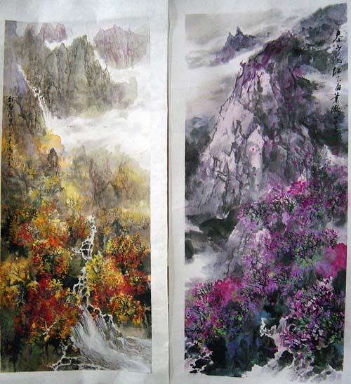 萧瀚先生作品欣赏(中国山水画艺术网编辑推荐)