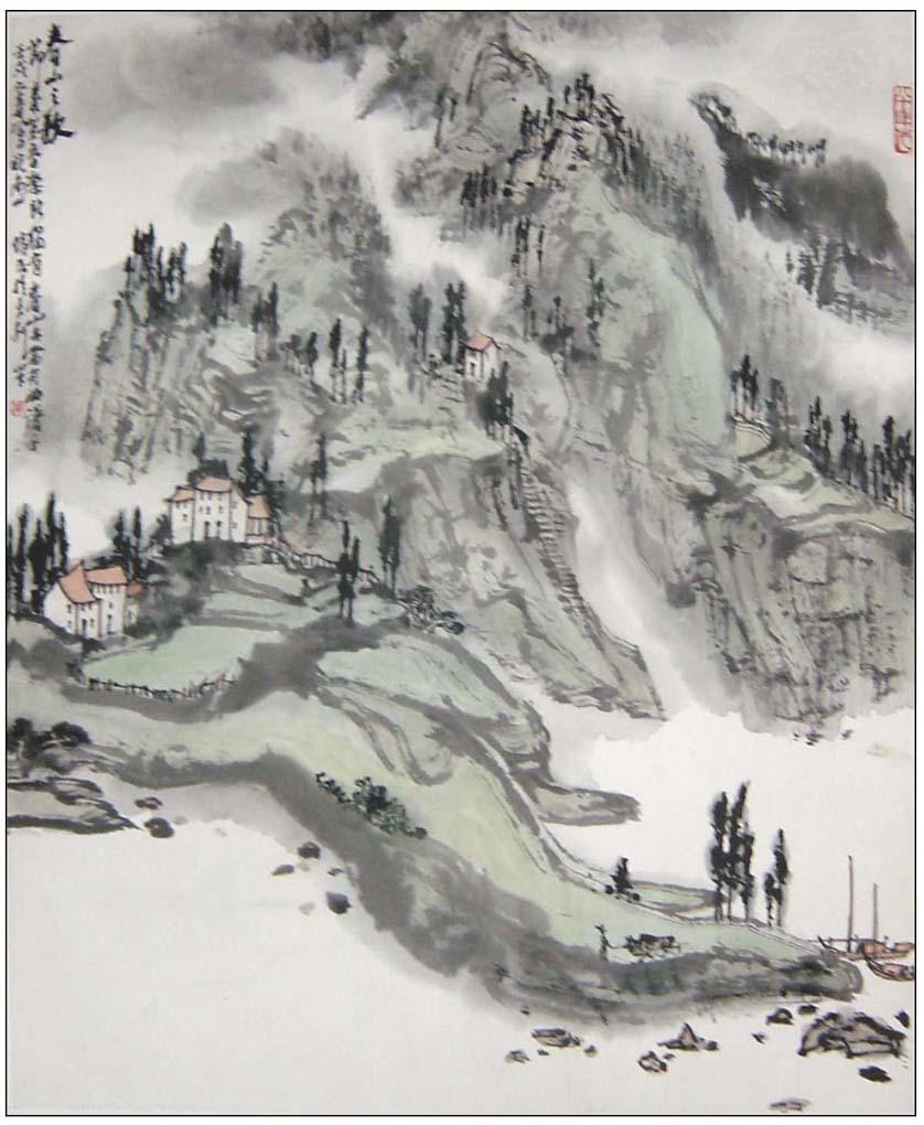 朱修立先生作品欣赏(中国山水画艺术网编辑)