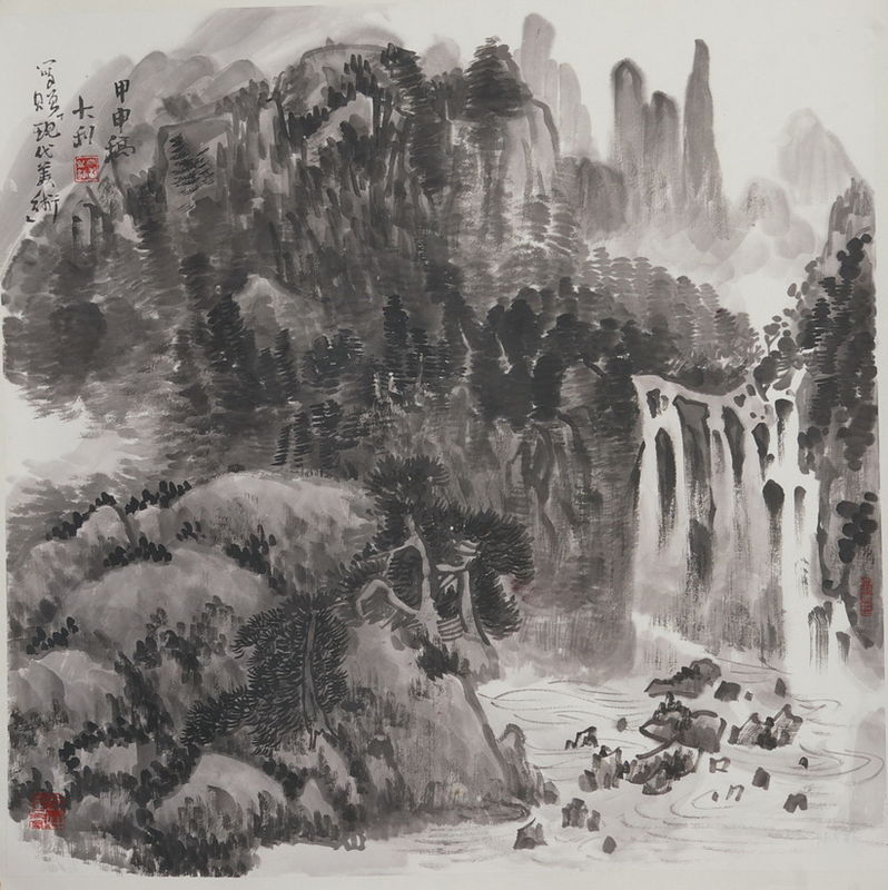 程大利先生作品欣赏(中国山水画艺术网编辑推荐)