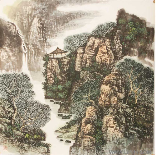 杜中良先生作品选登(中国山水画艺术网编辑)