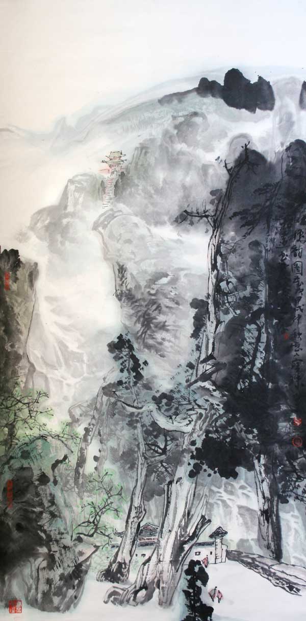 [转载]当代山水名家作品欣赏4