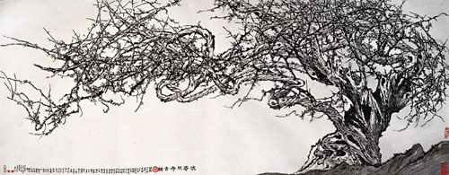 勇满然先生作品欣赏(中国山水画艺术网编辑)