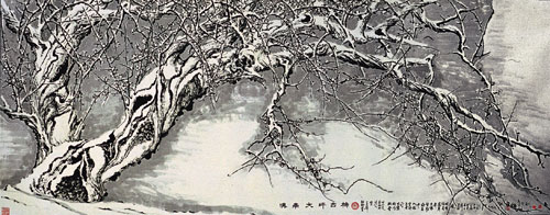 勇满然先生作品欣赏(中国山水画艺术网编辑)