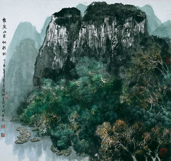 赵准旺先生作品欣赏(中国山水画艺术网编辑)