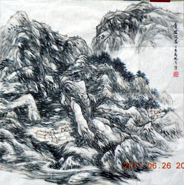 画家许砚清先生作品欣赏（中国山水画艺术网编辑刊发）