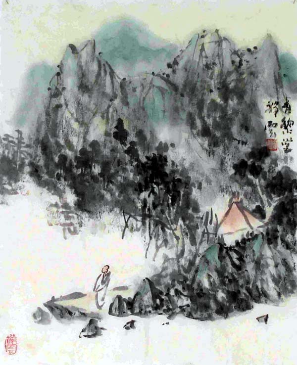刘群先生作品欣赏(中国山水画艺术网编辑刊发)