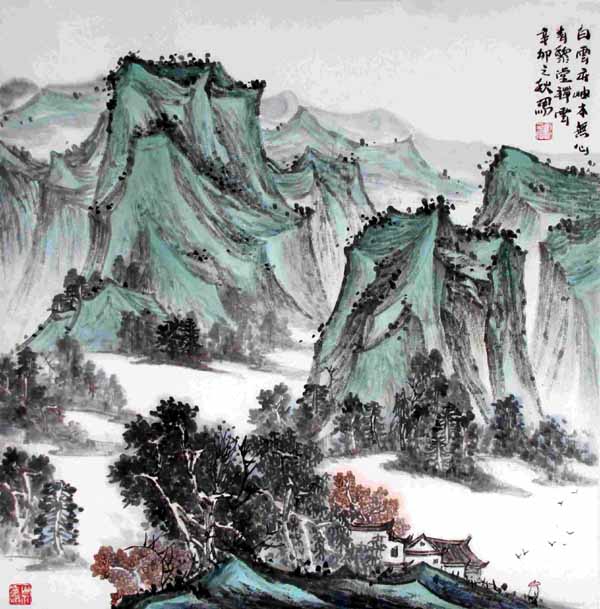 刘群先生作品欣赏(中国山水画艺术网编辑刊发)