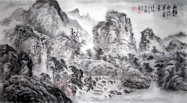 梅则勇先生作品欣赏(中国山水画艺术网编辑刊发)