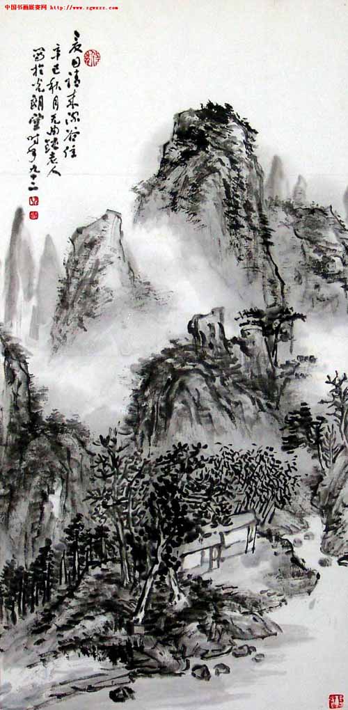 尤无曲先生作品欣赏(中国山水画艺术网编辑刊发)