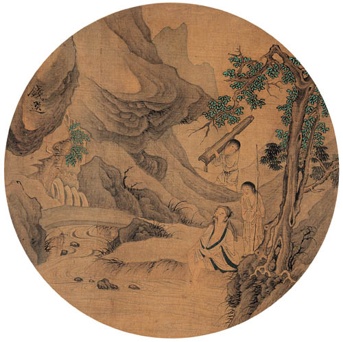 钱选作品欣赏(中国山水画艺术网编辑推荐)