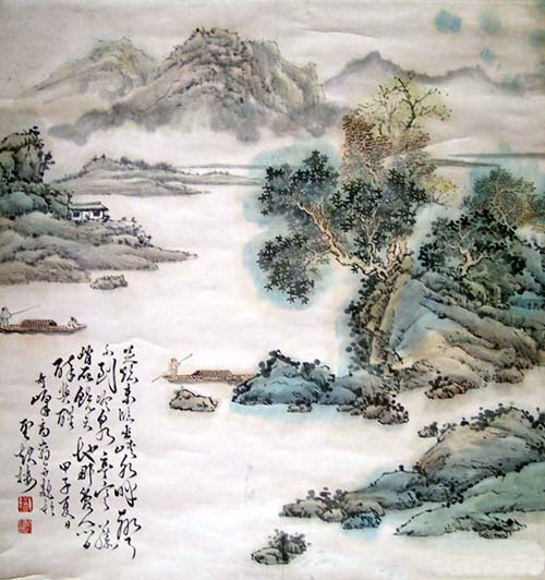 高奇峰山水画作品(中国山水画艺术网编辑)