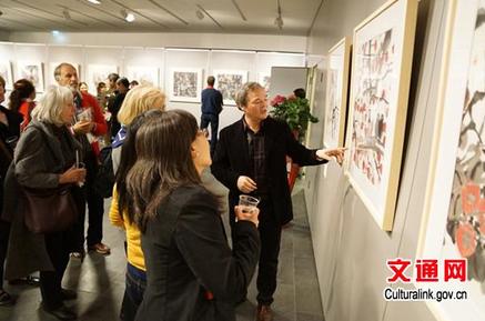 上海中国画作品展亮相德国柏林