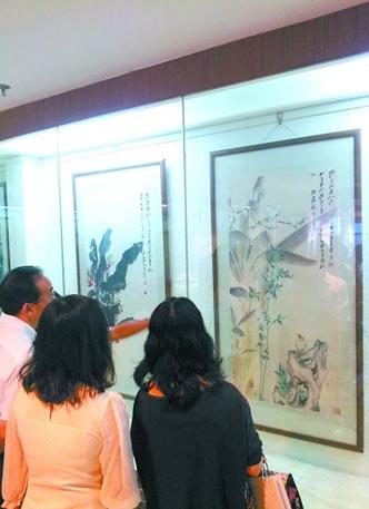 首届中国晏济元艺术节展出作品60余幅