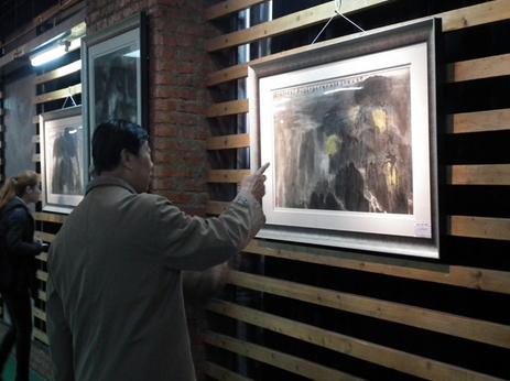 刘汉民山水画展黑龙江日报美术馆开幕