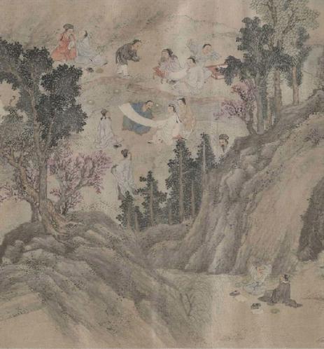 《兰亭图并书序》卷,明,许光祚(局部)