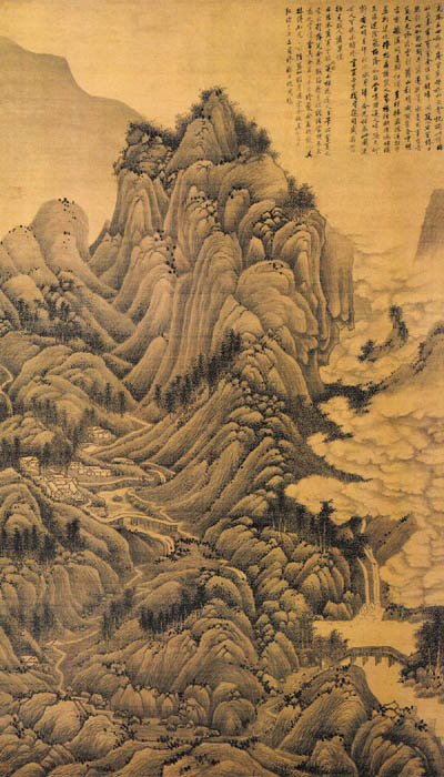《夏云欲雨图》轴,明,刘珏