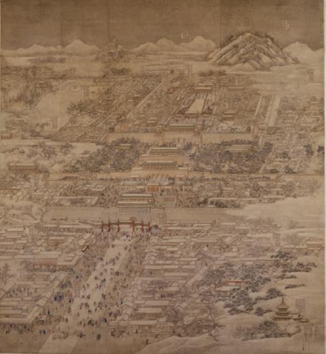 《京师生春诗意图》轴 徐扬