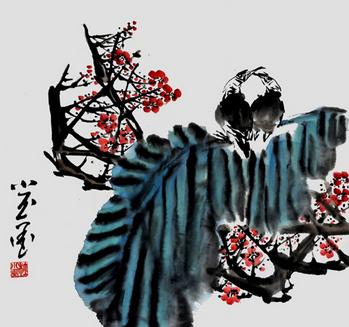 简约空灵 意趣横生·品杜小玉的写意花鸟画