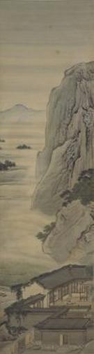 《竹苞松茂图》屏,清,袁江