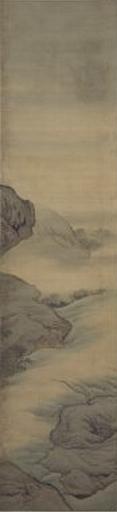 《竹苞松茂图》屏,清,袁江