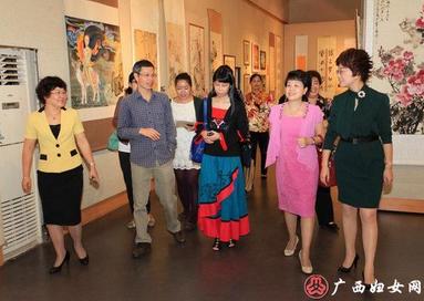 广西全区女性书画艺术南宁集中展出