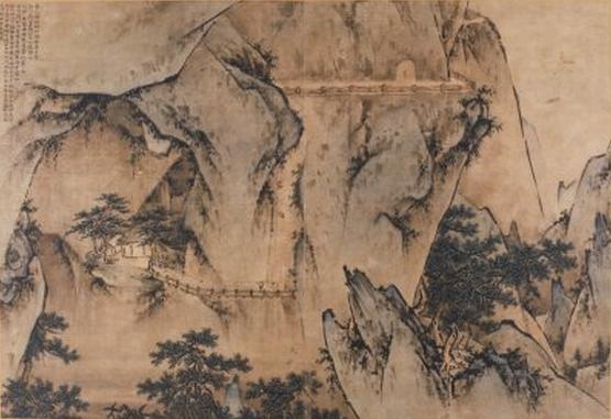 《华山图》册, 明,王履作