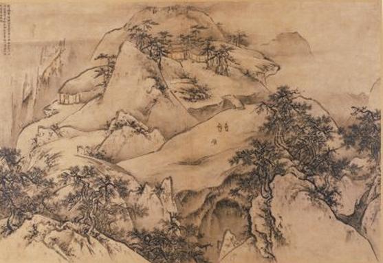 《华山图》册, 明,王履作