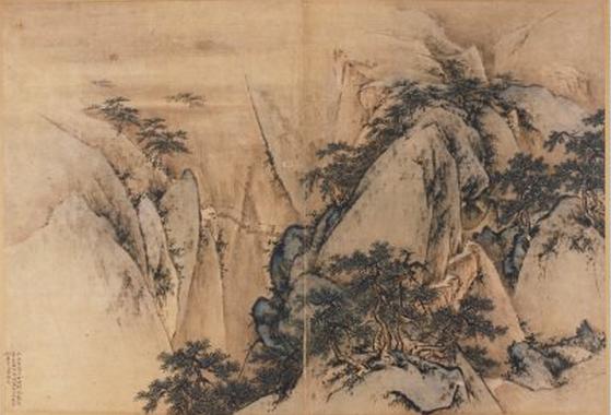 《华山图》册, 明,王履作