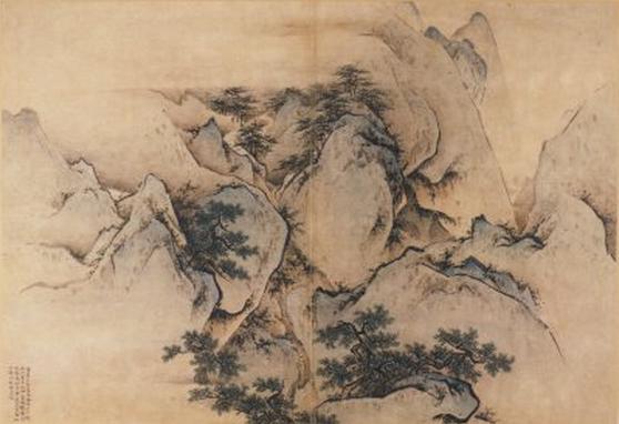 《华山图》册, 明,王履作