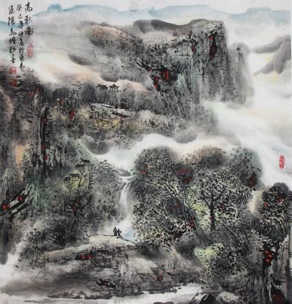 与山传神 与花写照—浅析马健郡的国画