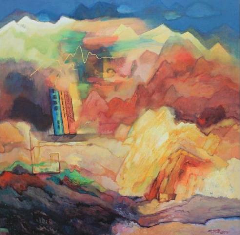 中传华彩小幅国画油画邀请展在京启幕