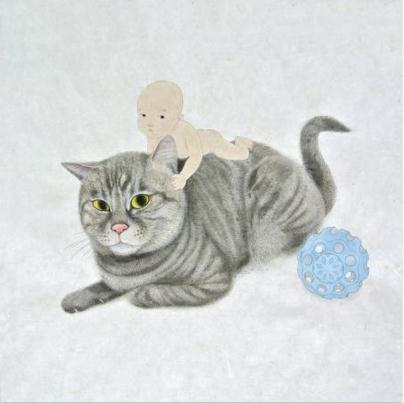 中传华彩小幅国画油画邀请展在京启幕