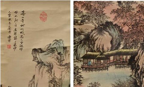 唐寅款绘画作品亮相广州隆盛国际