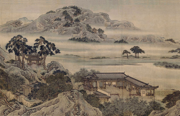 《绿墅堂图》卷,清乾隆四十三年(1778年),袁杓绘
