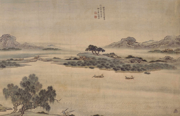 《绿墅堂图》卷,清乾隆四十三年(1778年),袁杓绘