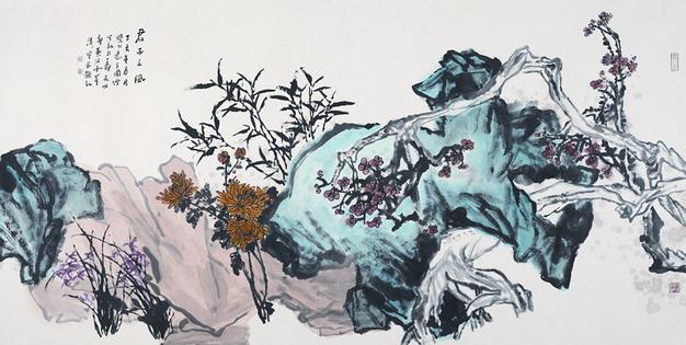 《鲍国增花鸟画集》在京出版发行